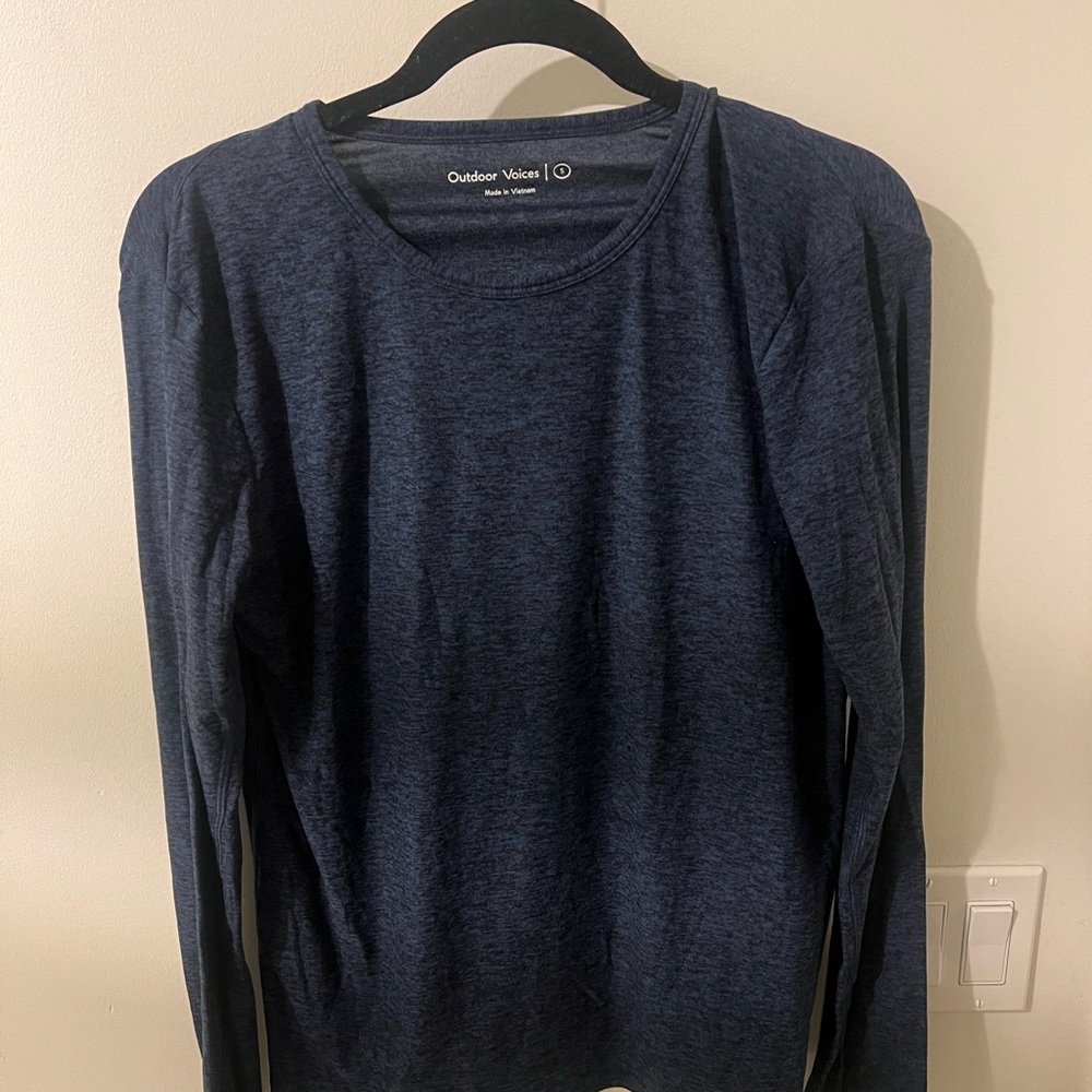 Outdoor voices cloud knit long sleeve